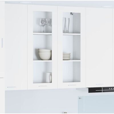 Hanging Cabinet White 80 x 31 x 100 cm Engineered Wood vidaXL Hanging Cabinet White 80 x 31 x 100 cm Engineered Wood vidaXL
