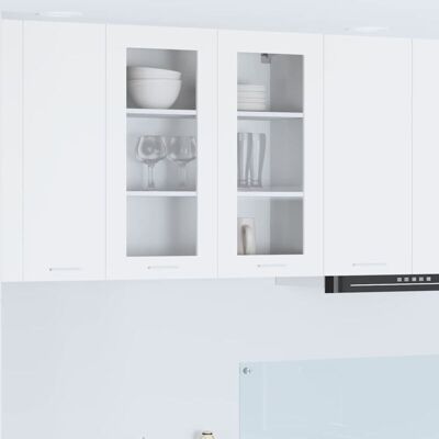 Hanging Cabinet with Door White 80 x 31 x 80 cm Engineered Wood vidaXL Hanging Cabinet with Door White 80 x 31 x 80 cm Engineered Wood vidaXL