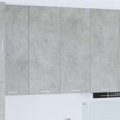 Hanging Cabinet Concrete Grey 80 x 31 x 100 cm Engineered Wood vidaXL Hanging Cabinet Concrete Grey 80 x 31 x 100 cm Engineered Wood vidaXL