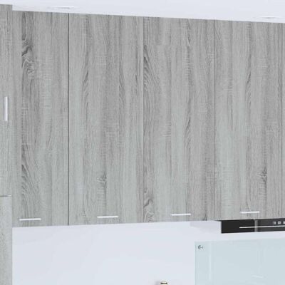 Hanging Cabinet Grey Sonoma 80 x 31 x 100 cm Engineered Wood vidaXL Hanging Cabinet Grey Sonoma 80 x 31 x 100 cm Engineered Wood vidaXL