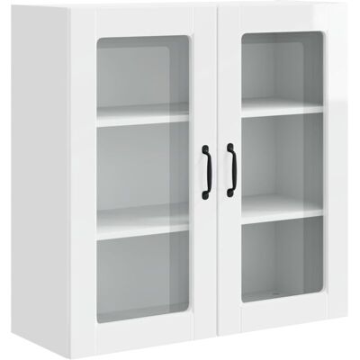 Kitchen Cabinet with Shelf High Gloss White 80 x 31 x 80 cm vidaXL Kitchen Cabinet with Shelf High Gloss White 80 x 31 x 80 cm vidaXL