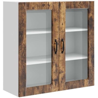 Kitchen Cabinet Smoked Oak 80 x 31 x 80 cm Engineered Wood vidaXL Kitchen Cabinet Smoked Oak 80 x 31 x 80 cm Engineered Wood vidaXL