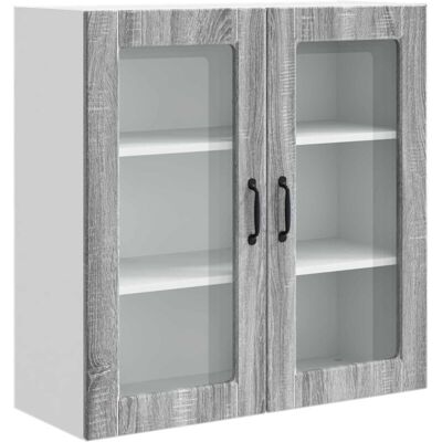 Kitchen Cabinet Grey Sonoma 80 x 31 x 80 cm Engineered Wood vidaXL Kitchen Cabinet Grey Sonoma 80 x 31 x 80 cm Engineered Wood vidaXL