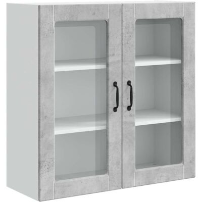Kitchen Cabinet Concrete Grey 80 x 31 x 80 cm Engineered Wood vidaXL Kitchen Cabinet Concrete Grey 80 x 31 x 80 cm Engineered Wood vidaXL