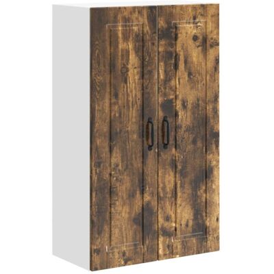 Kitchen Cabinet Smoked Oak 60 x 31 x 100 cm Engineered Wood vidaXL Kitchen Cabinet Smoked Oak 60 x 31 x 100 cm Engineered Wood vidaXL