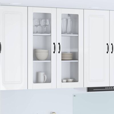 Kitchen Cabinet with Shelf High Gloss White 80 x 31 x 100 cm vidaXL Kitchen Cabinet with Shelf High Gloss White 80 x 31 x 100 cm vidaXL