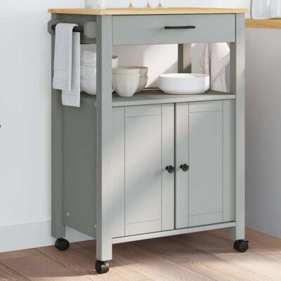 vidaXL Kitchen Trolley - Pine Wood, 60x40x90cm vidaXL Kitchen Trolley - Pine Wood, 60x40x90cm