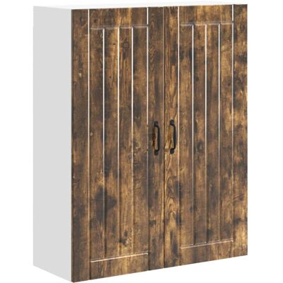 Dishwasher Panel Lucca Smoked Oak 80 x 31 x 100 cm vidaXL Dishwasher Panel Lucca Smoked Oak 80 x 31 x 100 cm vidaXL