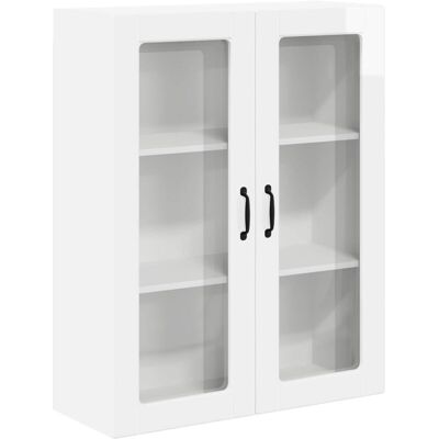 Kitchen Wall Cabinet Lucca High Gloss White 80 x 31 x 100 cm vidaXL Kitchen Wall Cabinet Lucca High Gloss White 80 x 31 x 100 cm vidaXL