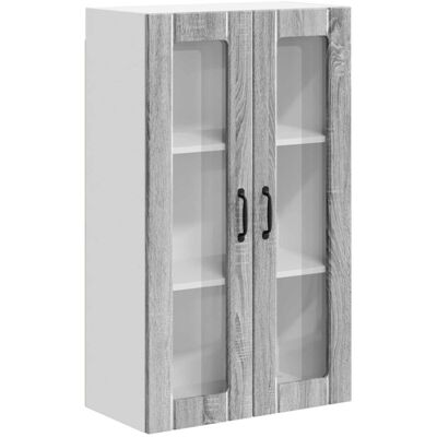 Kitchen Wall Cabinet Lucca Grey Sonoma 60 x 31 x 100 cm vidaXL Kitchen Wall Cabinet Lucca Grey Sonoma 60 x 31 x 100 cm vidaXL