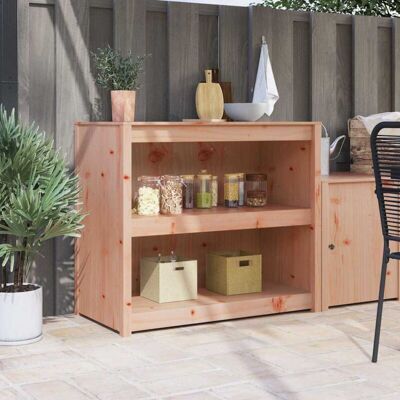 Vidaxl - Kitchen Cabinet Brown 106 x 55 x 92 cm Solid Douglas Fir wood Vidaxl - Kitchen Cabinet Brown 106 x 55 x 92 cm Solid Douglas Fir wood