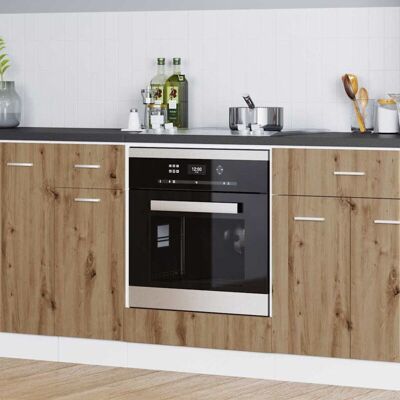 Oven Cabinet Artisan oak 60 x 46 x 81.5 cm Engineered wood Vidaxl Oven Cabinet Artisan oak 60 x 46 x 81.5 cm Engineered wood Vidaxl