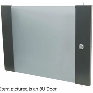 Loops - 19' 28U Locking Glass Door Rack Data Cabinets Patch Panel Storage Module pa