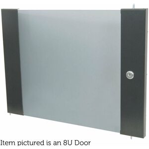 Loops - 19' 6U Locking Glass Door For Rack Data Cabinets Patch Panel Storage Module pa