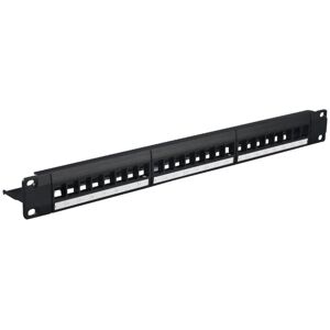 TLILY 1U 19 Inch Cabinet Rack Through 24 Port CAT6 Patch Panel RJ45 Network Cable Adapter Modular Jack Patch Panel TLILY 1U 19 Inch Cabinet Rack Through 24 Port CAT6 Patch Panel RJ45 Network Cable Adapter Modular Jack Patch Panel