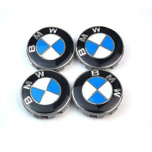 Woosien - Compatible4pcs Bmw Logo 56mm Wheel Center Hub Cover