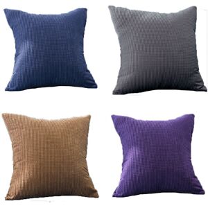 PESCE 4pcs Peasant cushion cover, sofa pillow cover, without pillow core. style5 4545cm