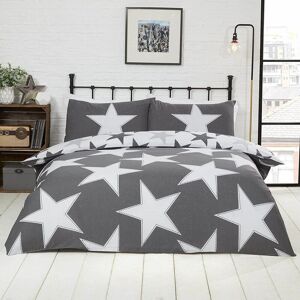 Rapport Home - All Star - Grey - Duvet Cover Set, Double - Grey