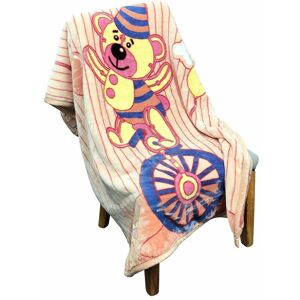St Textiles - Circus Soft Fleece Baby Blanket Comfortable Cute Fun Nursery Bedding Multi