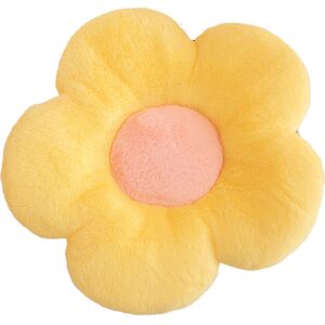 PESCE Cushion Flower pillow, flower-shaped pillow, cushion yellow 5050cm