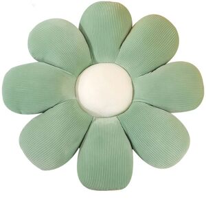 PESCE Daisy Flower Throw Pillow Soft Seating Plush Pillow Green Floor Throw Pillow Cushion green 5555cm