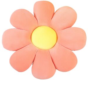 Pesce - Daisy Flower Throw Pillow Soft Seating Plush Pillow Green Floor Throw Pillow Cushion pink 5555cm