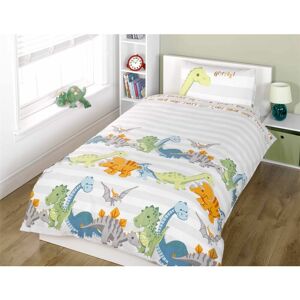 Rapport Home - Dino single duvet cover and pillowcase set - natural - Natural
