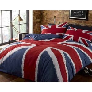 Rapport Home - Funky Union Jack Double Duver Covet Set - Multicoloured