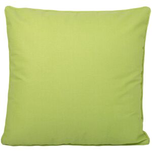 Fusion Plain Dye Water Resistant Outdoor Filled Cushion, Lime, 43 x 43 Cm