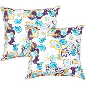 Gardenista - Outdoor Printed Scatter Cushions for Garden Decoration, 45x45cm Water Resistant Pillows with Hollowfibre Filling, Outdoor Square Printed