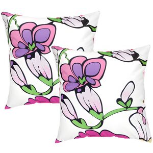 Gardenista - Printed Scatter Cushions for Garden Decoration, 45x45cm Water Resistant Pillows for Outdoor with Hollowfibre Filling, Square Printed