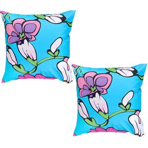 Gardenista - Printed Scatter Cushions for Garden Decoration, 45x45cm Water Resistant Pillows for Outdoor with Hollowfibre Filling, Square Printed