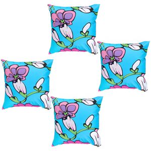 Gardenista - Printed Scatter Cushions for Garden Decoration, 45x45cm Water Resistant Pillows for Outdoor with Hollowfibre Filling, Square Printed