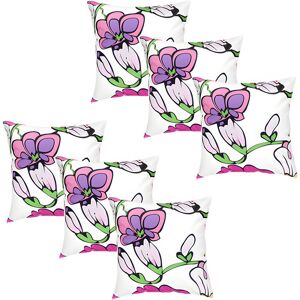 Gardenista - Printed Scatter Cushions for Garden Decoration, 45x45cm Water Resistant Pillows for Outdoor with Hollowfibre Filling, Square Printed