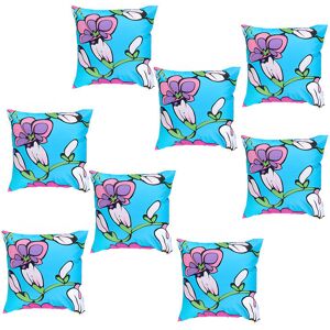 Gardenista - Printed Scatter Cushions for Garden Decoration, 45x45cm Water Resistant Pillows for Outdoor with Hollowfibre Filling, Square Printed