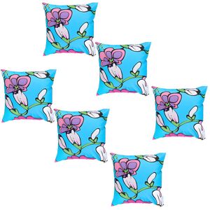 Gardenista - Printed Scatter Cushions for Garden Decoration, 45x45cm Water Resistant Pillows for Outdoor with Hollowfibre Filling, Square Printed