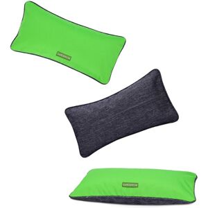 Gardenista - Rectangular Support Pillows for Garden, Back & Headrest Cushions for Outdoor, 60X25 cm Water-Resistant Neck Support Pillows - Greenery