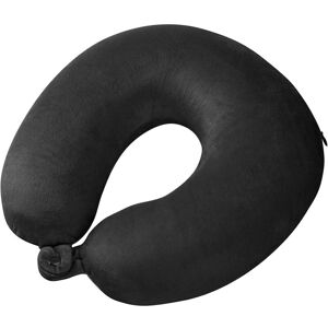 Héloise - Global Travel Accessories - Memory Foam Travel Pillow, 30 cm, Black (Black)