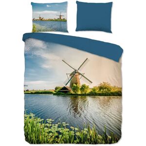 Berkfield Home - Good Morning Duvet Cover windmill 155x220 cm Multicolour
