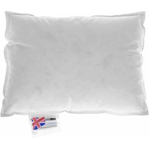 Homescapes - Goose Feather & Down Cushion Pad 50 x 35 cm (20 x 14) - White