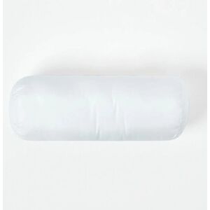 Homescapes - Super Microfibre Bolster Cushion Pad 40 x 15 cm (16 x 6) - White