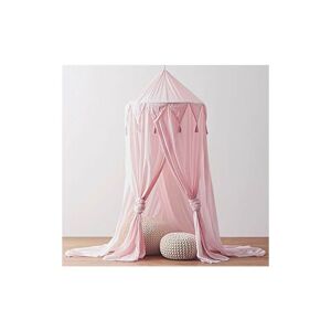 Langray - Kids Canopy Baby Canopy Bed Chiffon Baby Crib Decorative Baby Mosquito Net Walk-in Closet Indoor Outdoor Play Reading Room (Pink)