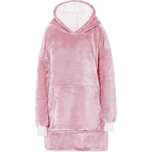 Groundlevel - Luxury teddy fleece hoodie - Pink