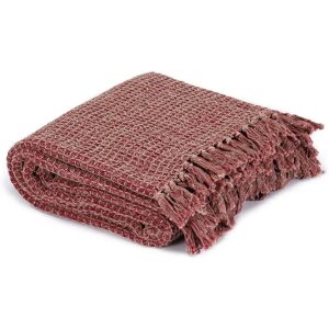 BERKFIELD HOME Mayfair Throw Cotton 125x150 cm Burgundy