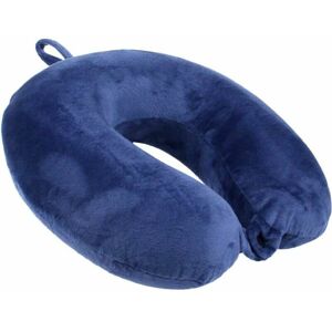 Langray - Memory Travel Pillow u Shape Cousin Neck Support Head Foam Portable Therapeutic Airplane Car (Blue)