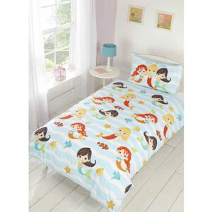 Rapport Home - Mermaid Friends Duvet Cover Set by Rapprt - Double - Multicoloured