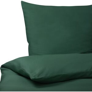 Beliani - Modern Duvet Cover Set Cotton 220 x 240 cm Solid Pattern Green Harmonridge - Green