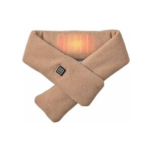 Denuotop - Neck Heating Pad-Three Temp Settings-USB Powered By Power Bank,Heated scarf for Women/Men,khaki(Without Power Bank)