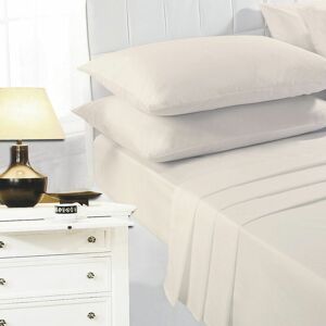 Night Zone - Easy Care Polycotton Sheet Set, Cream, Single