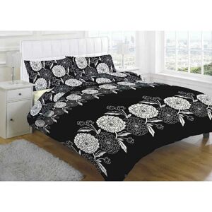 Homespace Direct - Other Floral Chantilly Retro Bedding - Single - Black - new - Black